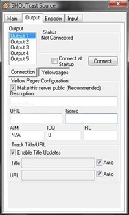 shoutcast-output-settings