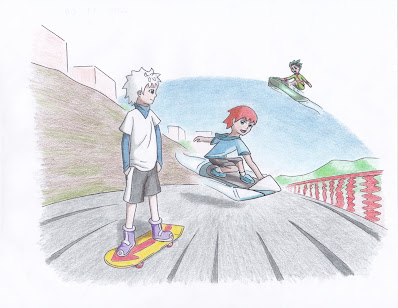 Killua, Gon y Niño Pulsar