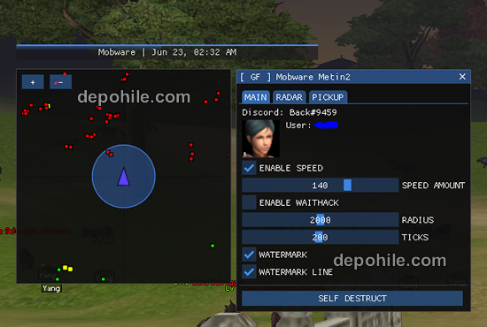 Metin2 TR Mobware Multihack Radar, Pickup Hilesi İndir 2023