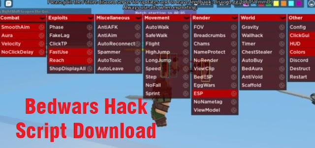 Roblox Bedwars Hack ESP Script - Aimbot Free Download