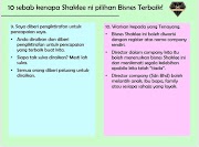 10 sebab kenapa Shaklee ni Bisnes Pilihan Terbaik!