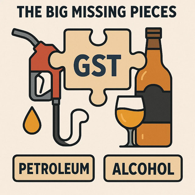 8 Years of GST: The Big Missing Pieces—Petroleum and Alcohol