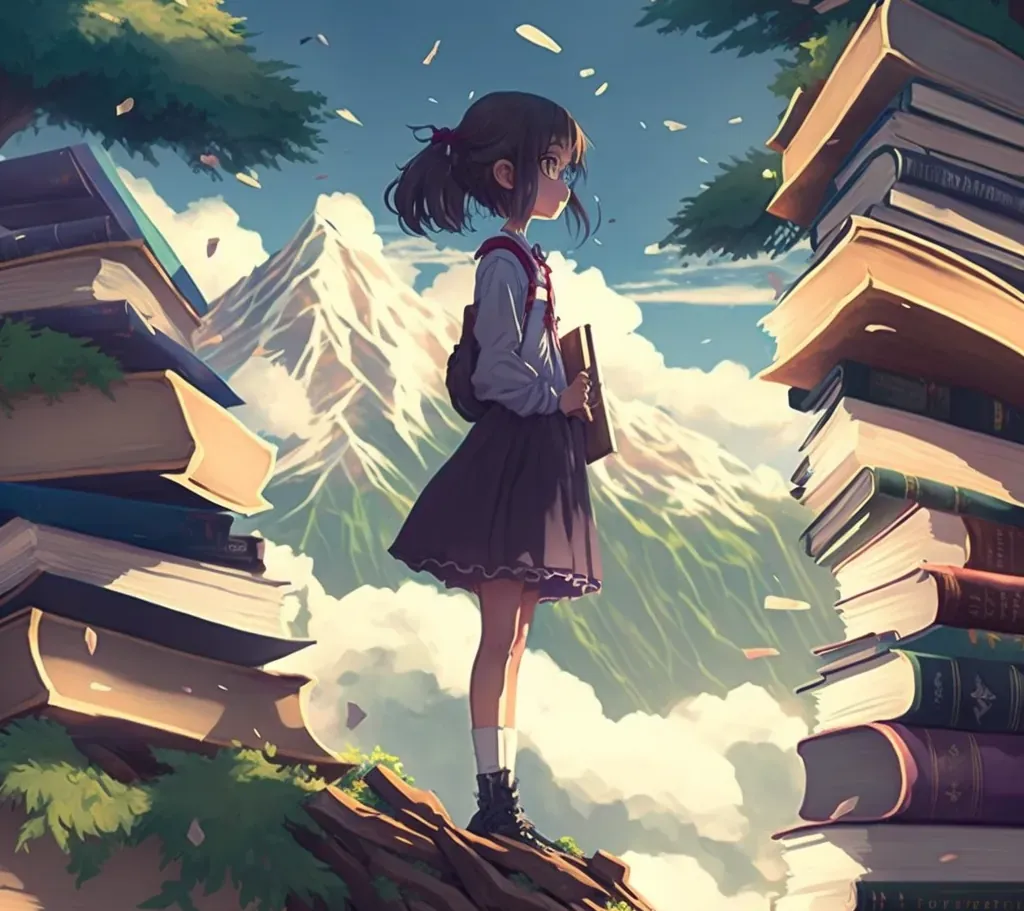 Dziewczyna z anime w świecie książek fantasy