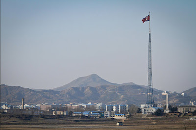 Tiang Bendera di Korea Utara - Sekitar Dunia Unik