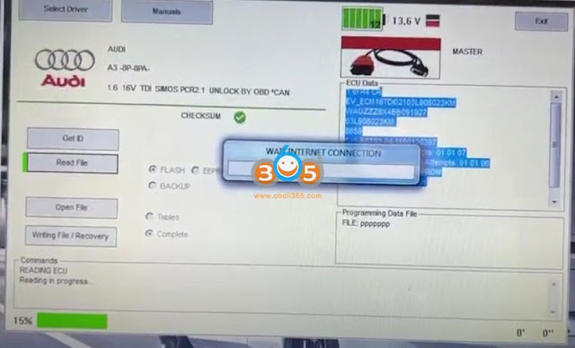 kt200 PCR 2.1 OBD Unlock OK 4