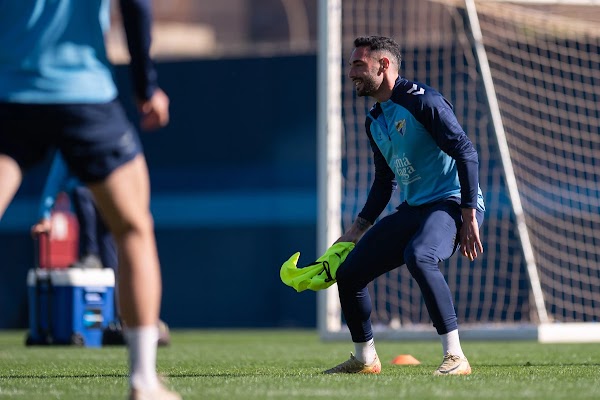 Málaga, entrenamiento con la presencia de un emisario de LaLiga