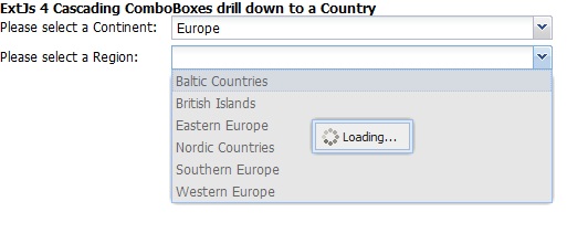 ExtJs ComboBox LoadMask Second time Store Loading Issue