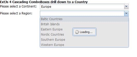 ExtJs ComboBox LoadMask Second time Store Loading Issue