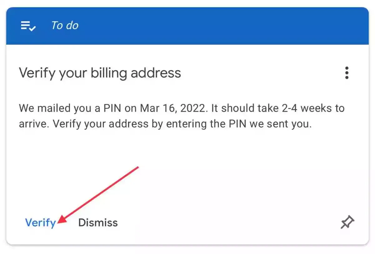 How to Verify Payment Address (Personal Identification Number - PIN) in Google Adsense Account