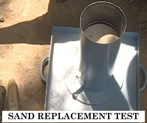 sand replacement test