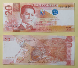 P40 PHILIPPINES 20 PISO UNC 2019 (P-206)