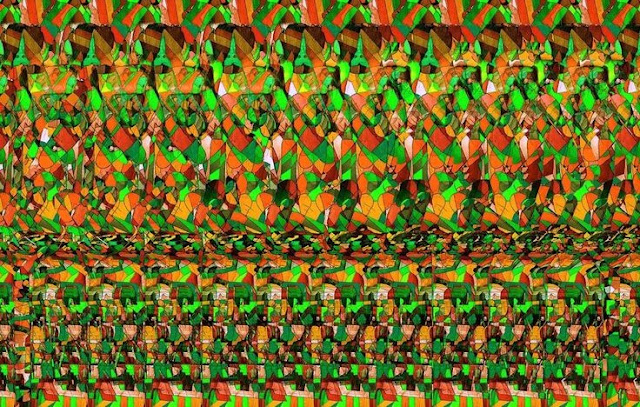 mengenal stereogram, cara melihat stereogram, cara membuat