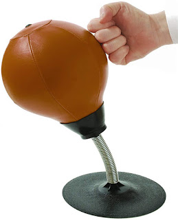 The Stress Buster Desktop Punching Ball Bag, Heavy Duty Stress Relief