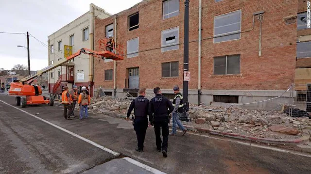 Utah's Salt Lake City earthquake effects.