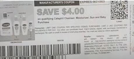 $4.00/1 Cetaphil Products coupon *HERE*