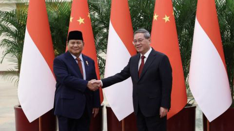 Menhan Prabowo Subianto bertemu dengan Perdana Menteri (PM) Tiongkok, Li Qiang di Beijing