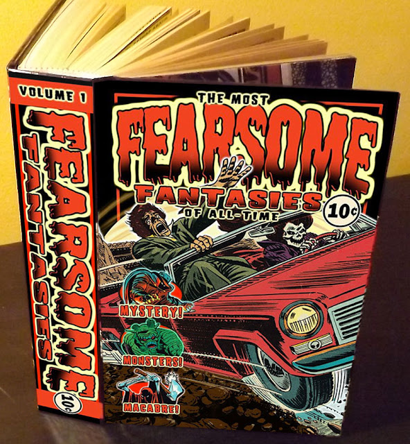 FEARSOME FANTASIES Custom Bound Comics, Marvel Horror Comics Reprints, Tomb of Darkness, Where Monsters Dwell, Chamber of Chills, Vault of Evil