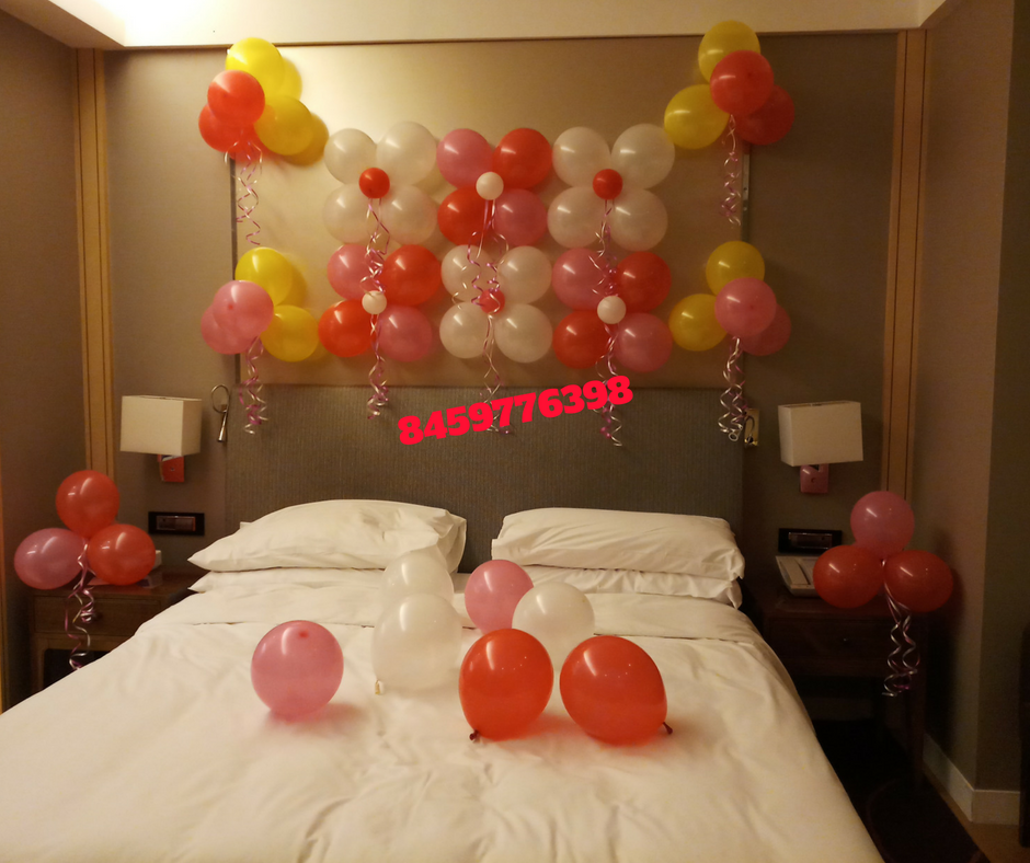 Romantic Room Decoration For Surprise  Birthday Party in 