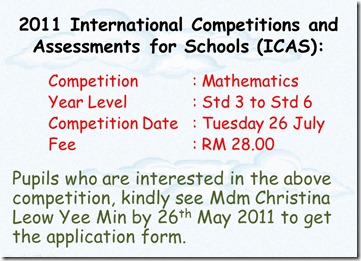 Maths competition