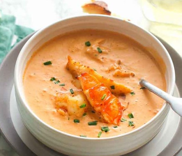 Lobster Bisque #appetizers #lunch