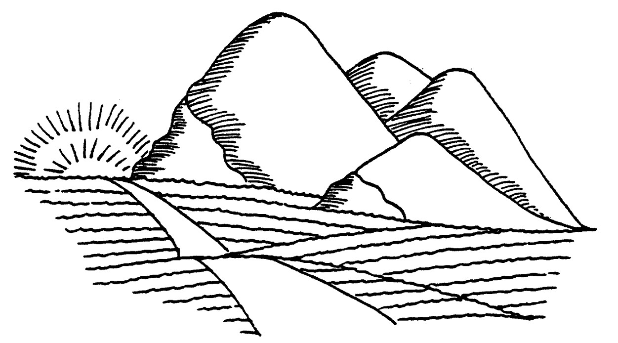  Sketsa gambar mewarnai pemandangan gunung ini sanggup anda jadikan teladan kreatif gambar un Gambar Mewarnai Pemandangan Gunung Terbaru