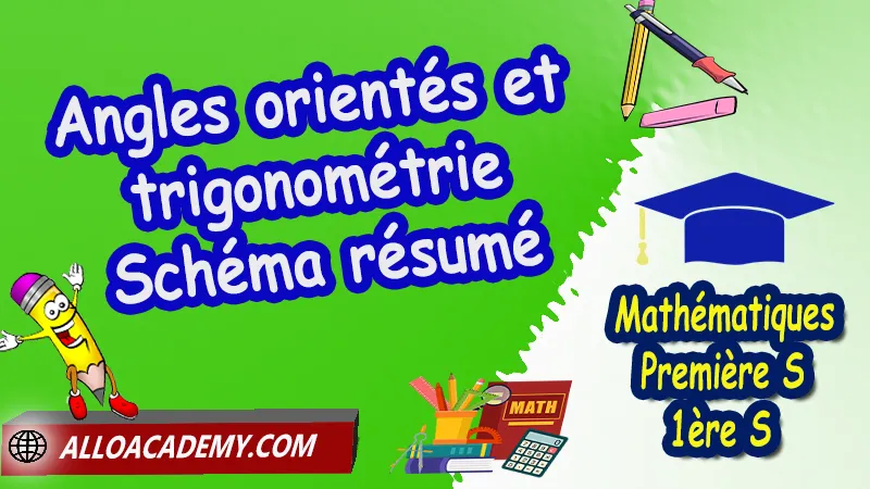 Angles orientés et trigonométrie - Schéma résumé - Mathématiques Classe de première s (1ère S) PDF, Le produit scalaire, produit scalaire cours pdf, produit scalaire propriétés, formule produit scalaire, produit scalaire de deux vecteurs, Cours sur le produit scalaire de Classe de Première s (1ère s), Résumé cours sur le produit scalaire de Classe de Première s (1ère s), Exercices corrigés sur le produit scalaire de Classe de Première s (1ère s), Série d'exercices corrigés sur le produit scalaire de Classe de Première s (1ère s), Contrôle corrigé sur le produit scalaire de Classe de Première s (1ère s), Travaux dirigés td sur le produit scalaire de Classe de Première s (1ère s), Mathématiques, Lycée, première S (1ère s), Maths Programme France, Mathématiques niveau lycée, Mathématiques Classe de première S, Tout le programme de Mathématiques de première S France, maths 1ère s1 pdf, mathématiques première s pdf, programme 1ère s maths, cours maths première s nouveau programme pdf, toutes les formules de maths 1ère s pdf, maths 1ère s exercices corrigés pdf, mathématiques première s exercices corrigés, exercices corrigés maths 1ère c pdf, Système éducatif en France, Le programme de la classe de première S en France, Le programme de l'enseignement de Mathématiques Première S (1S) en France, Mathématiques première s, Fiches de cours, Les maths au lycée avec de nombreux cours et exercices corrigés pour les élèves de Première S 1ère S, programme enseignement français Première S, Le programme de français au Première S, cours de maths, cours particuliers maths, cours de maths en ligne, cours maths, cours de maths particulier, prof de maths particulier, apprendre les maths de a à z, exo maths, cours particulier maths, prof de math a domicile, cours en ligne première S, recherche prof de maths à domicile, cours particuliers maths en ligne, cours de maths a domicile, cours de soutien à distance, cours de soutiens, des cours de soutien, soutien scolaire a domicile