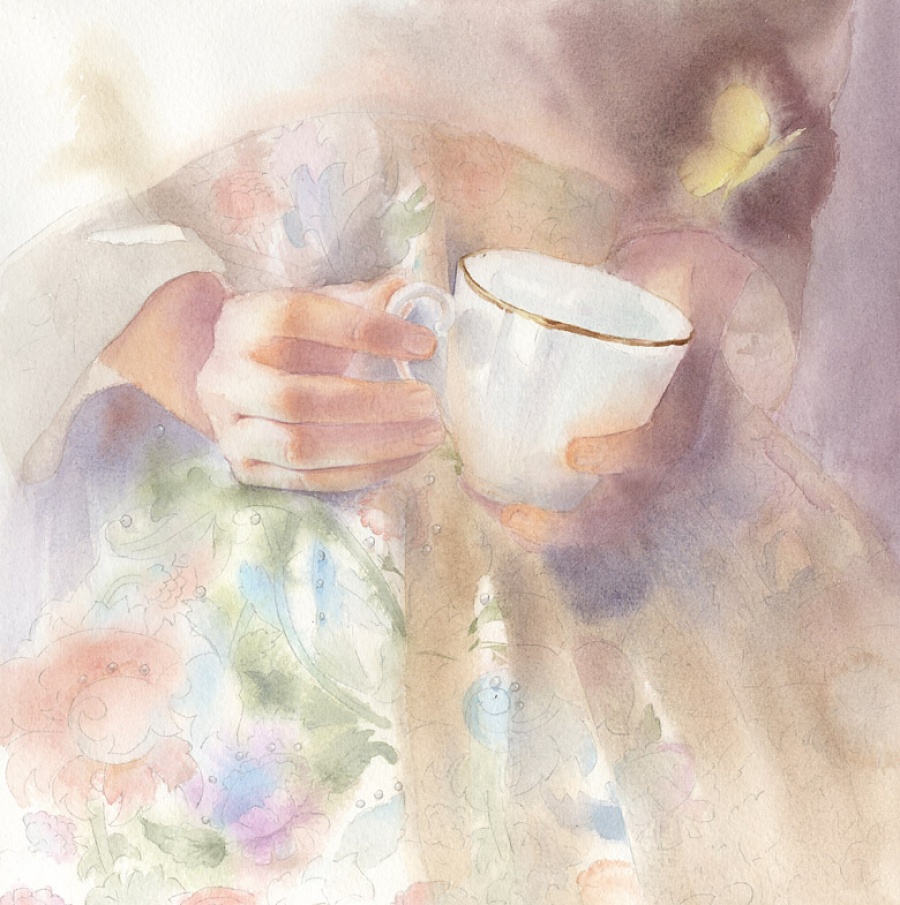 the magical world of dreams in gentle watercolors by russian artist