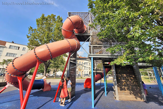 Best playground in Brussels - Plaine de Jeux Parc Bonnevie | Parc Bonnevie Playground