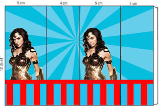 Wonder Woman Movie Free Printable Candy Bar Labels. 