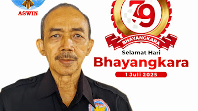 Ketua Dewan Pembina DPP ASWIN (Asosiasi Wartawan Internasional) Aceng Syamsul Hadie, S.Sos., MM. mengucapkan Selamat Hari Bhayangkara ke-79. 