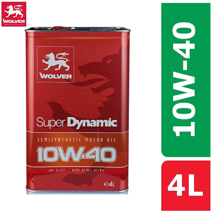 Wolver Super Dynamic 10W-40 4L (Dầu động cơ bán tổng hợp thế hệ mới)