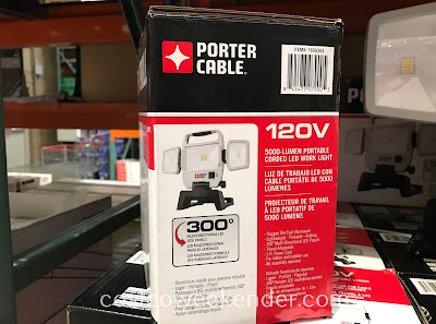 Porter Cable Portable Corded LED Work Light makes it safer when handling power tools