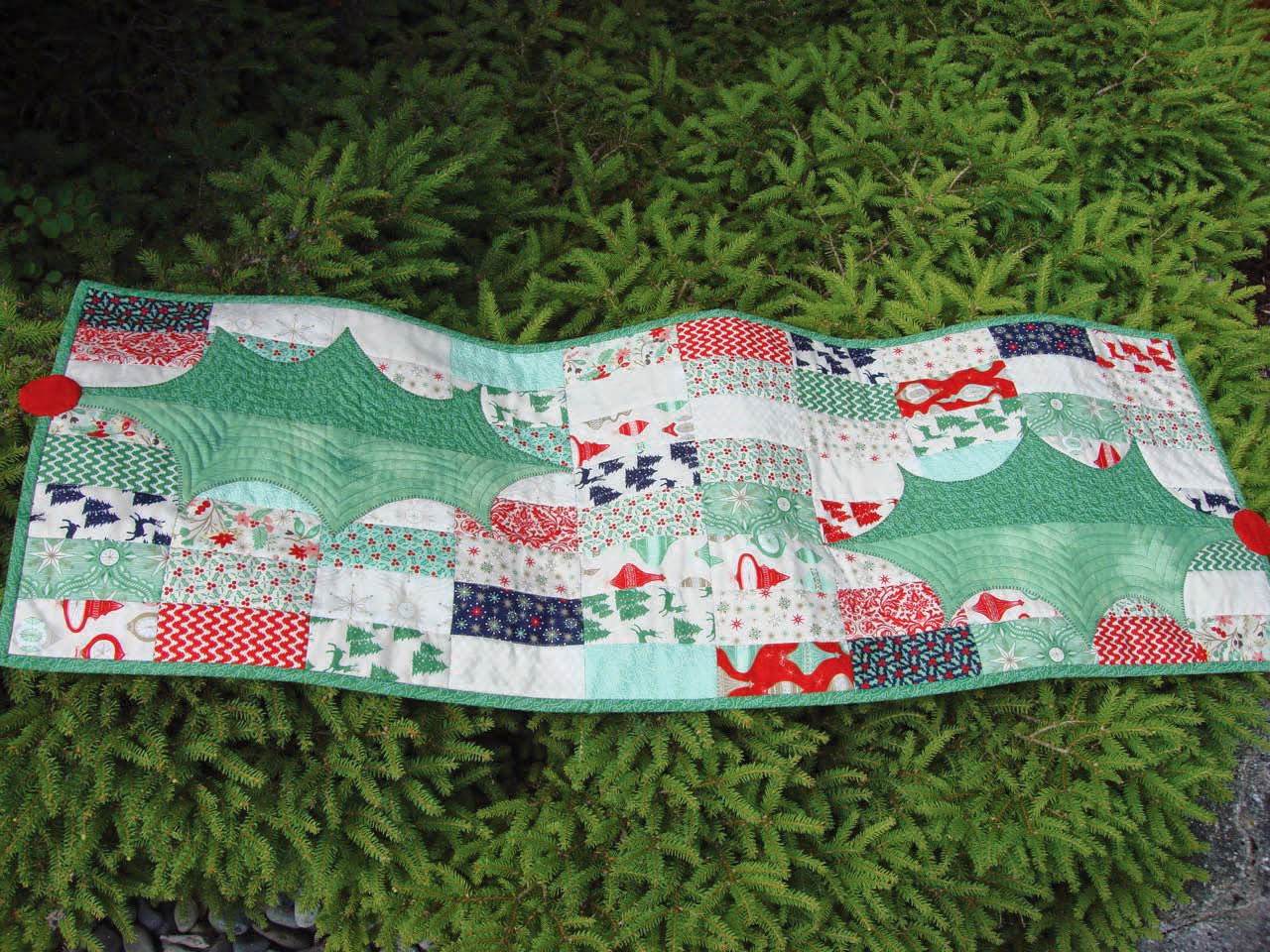 and One   greenery holiday runner runner patterns included table festive table tropical with some