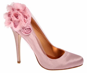 pink evening shoes