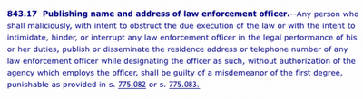 florida judge rules post on ratemycop.com is protected speech