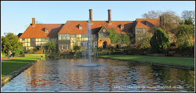 house and canal at RHS Wisley