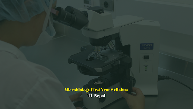 Microbiology First Year Course of Study (syllabus) TU