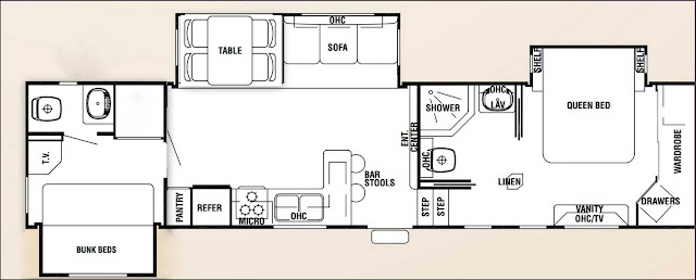 2 Bedroom Travel Trailer