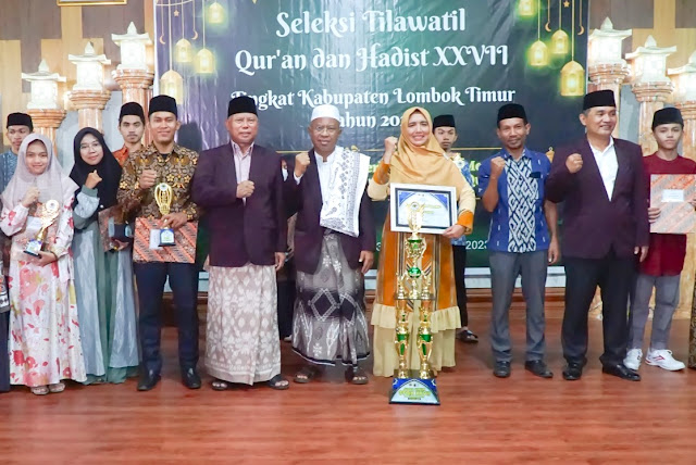 Kecamatan Selong raih juara umum STQH XXVII tingkat Kabupaten Lombok Timur