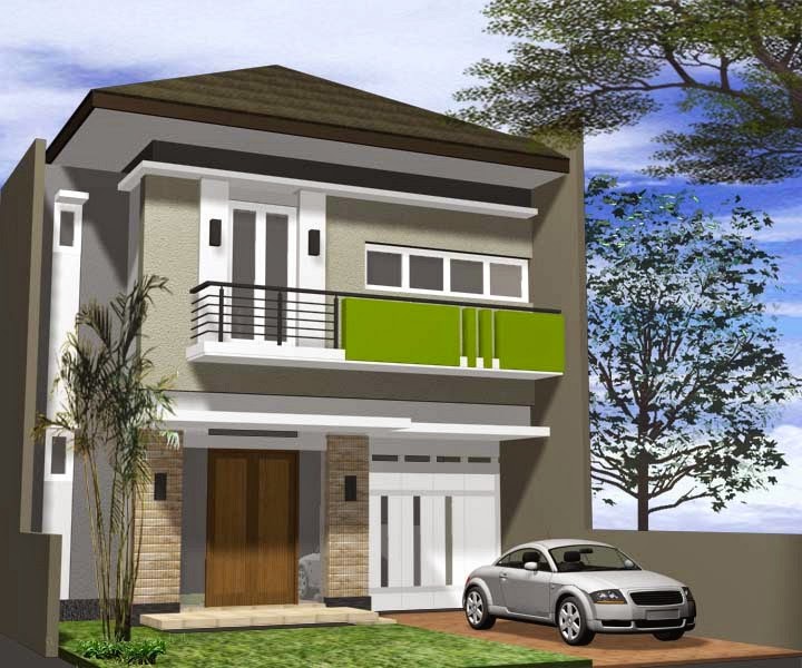 100 Contoh Foto  Desain  Rumah  Minimalis  2  Lantai  2019 Terbaru