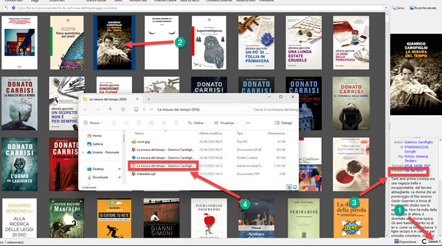 conversione di libri in PDF