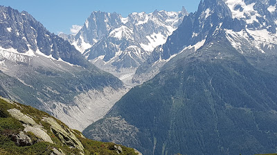 Mer de glace... da lontano