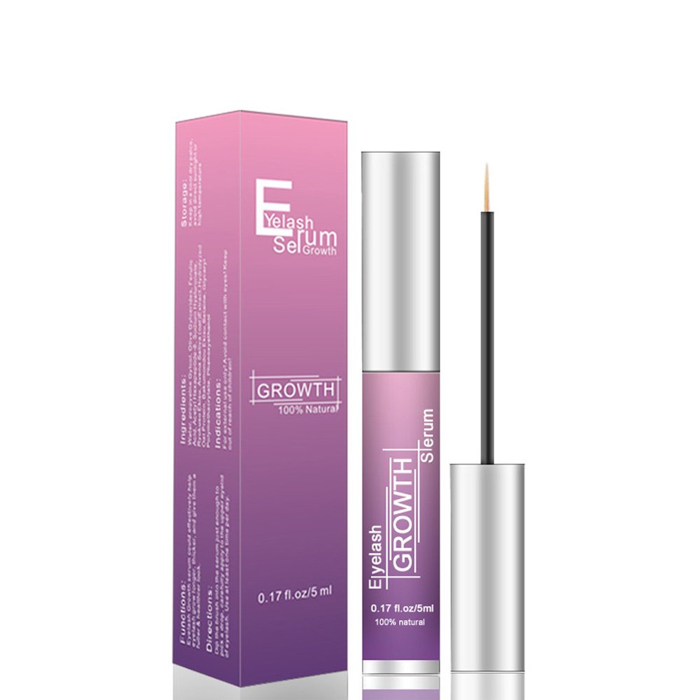 Eyelash Growth Serum Eyelash Serum - Grande Lash Growth Serum, Rapid Lash Eyelash Growth Serum, Non Irritating, Natural Vegan, Organic for Longer Thicker Lash Boost