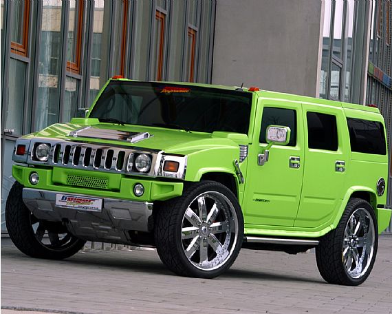 hummer h2 front view