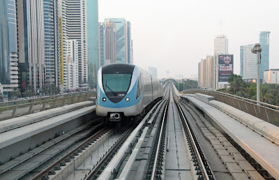 Dubai Metro Rail Transport Arab Emirates