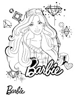 Dibujos de Barbie para colorear