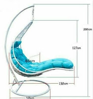 Diseños de columpios y sillas de hierro