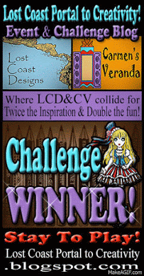 I won the January challenge at Lost Coast Design