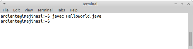 Kompilasi Program Java
