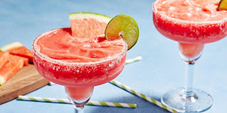 Frozen Watermelon Margaritas